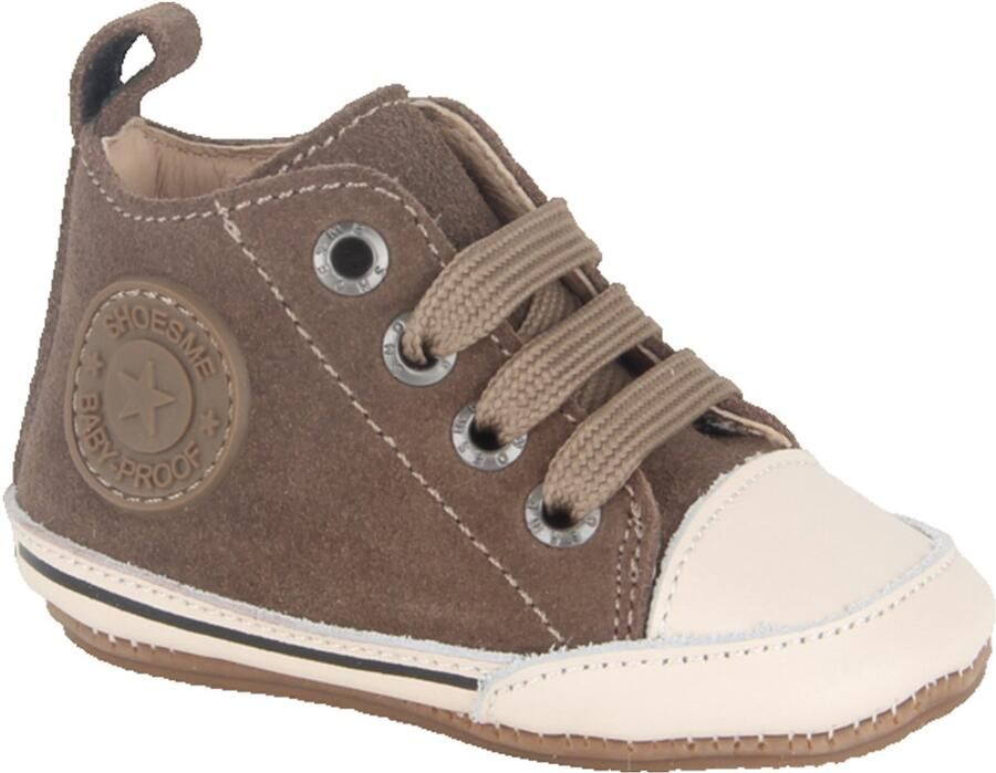 Shoesme BP26W022-D jongens babyschoenen beige