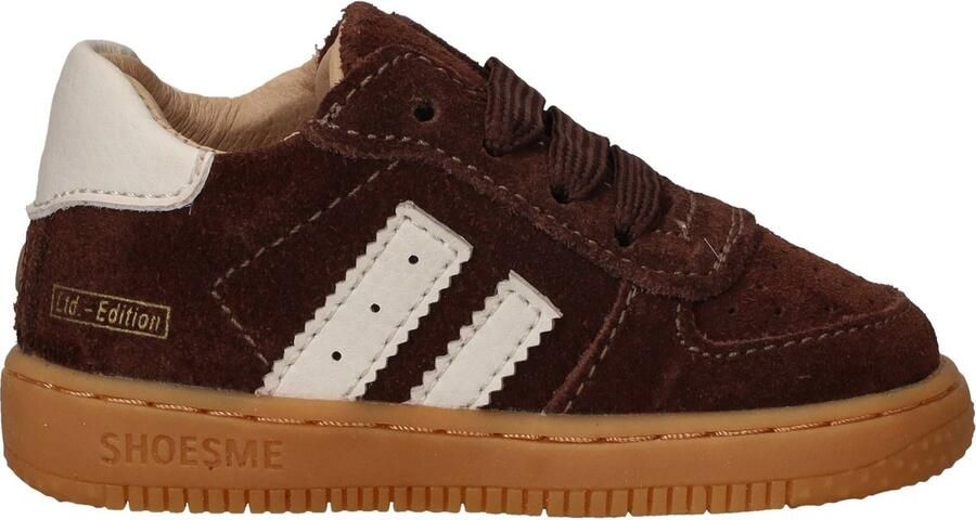 Shoesme Bruin Suède Sneakertje Sneakers Kinderen Unisex Brown Suède - Foto 6