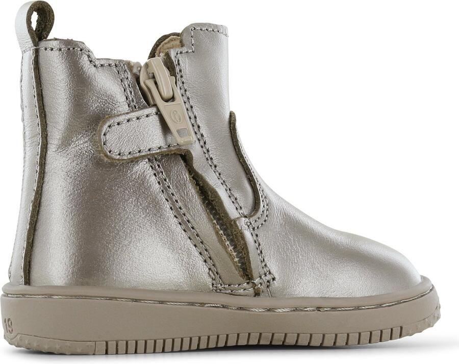 Shoesme leren enkelboots champagne goud - Foto 5