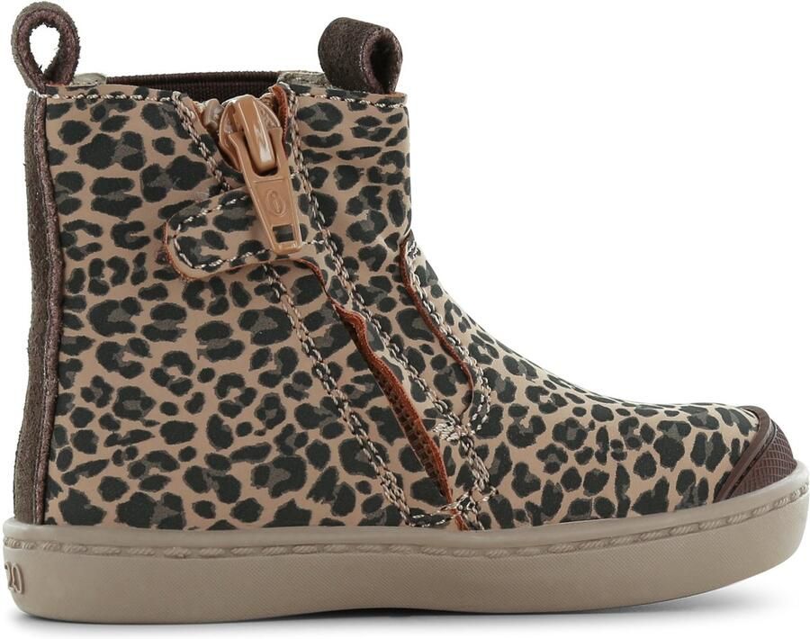 Shoesme chelsea bootje met panterprint