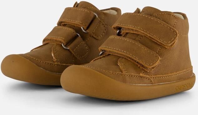 Shoesme Baby Klittenbandschoenen Jongens Brown Leer