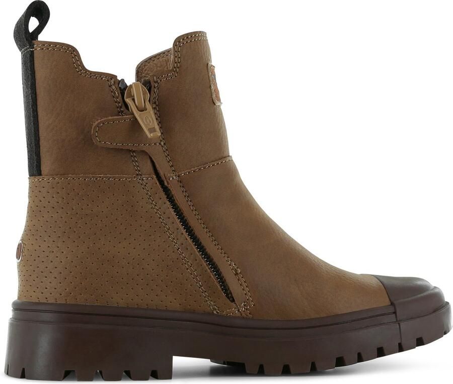 Shoesme Enkelboots Meisjes jongens Cognac Leer