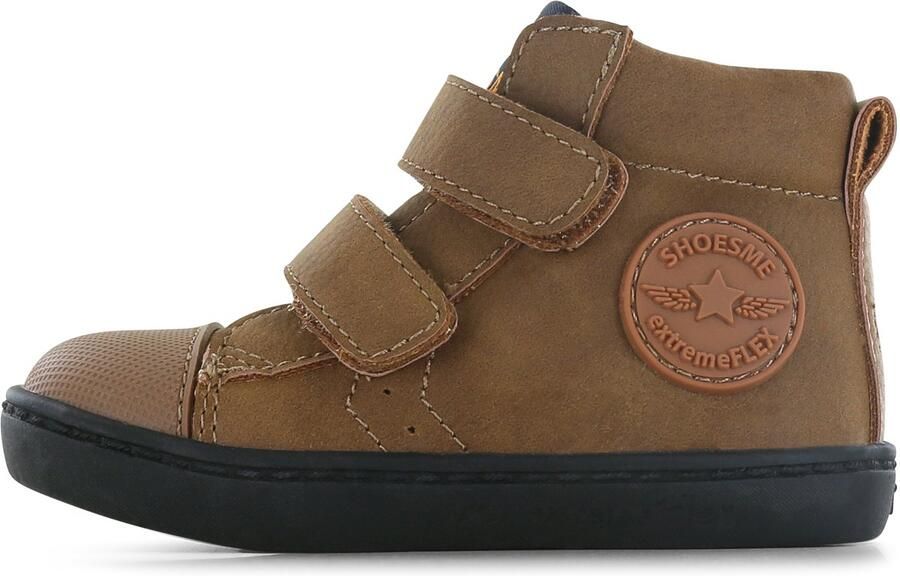 Shoesme cognac klittenband bootie