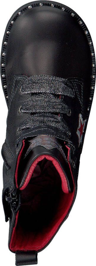 Shoesme De9w095 Veterboots Laarzen Met Veters Meisjes Zwart - Foto 2