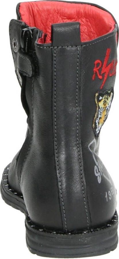 Shoesme De9w095 Veterboots Laarzen Met Veters Meisjes Zwart - Foto 11