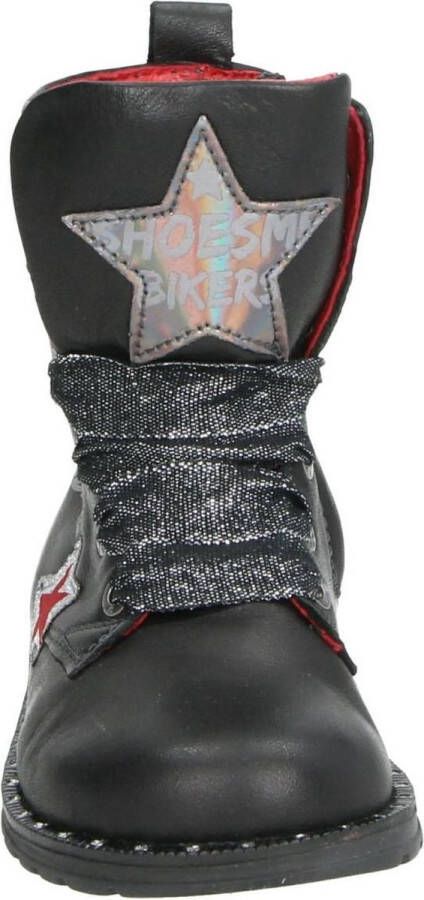 Shoesme De9w095 Veterboots Laarzen Met Veters Meisjes Zwart - Foto 10