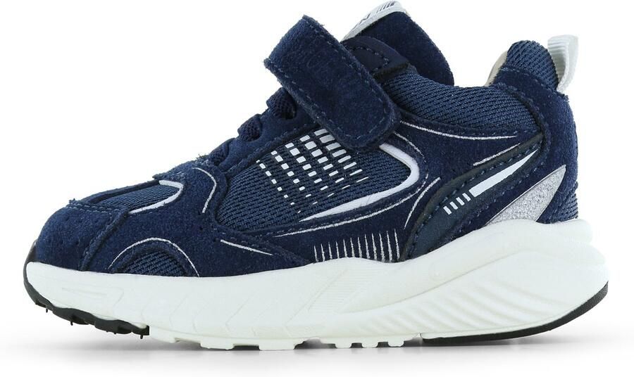 Shoesme Donkerblauw Sneakertje Sneakers Kinderen Jongens Dark Blue Suède
