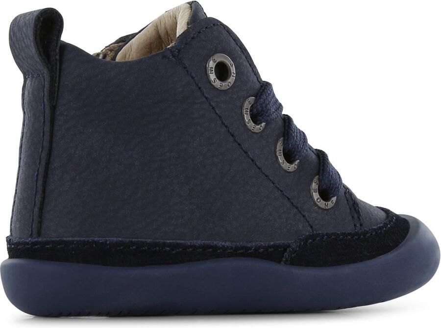 Shoesme Baby Veterschoenen Jongens Dark Blue Leer - Foto 2
