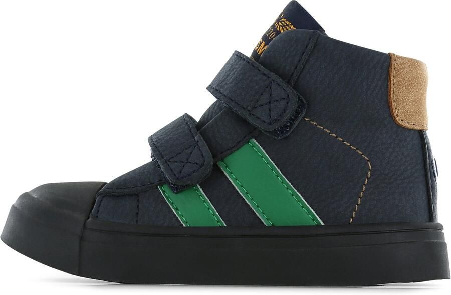 Shoesme Klittenbandschoenen Jongens Dark Blue Green Leer - Foto 2