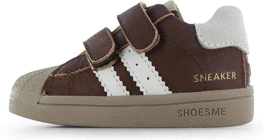 Shoesme Donkerbruin Sneakertje Met Stootneus Sneakers Kinderen Jongens Dark Brown Suède - Foto 2