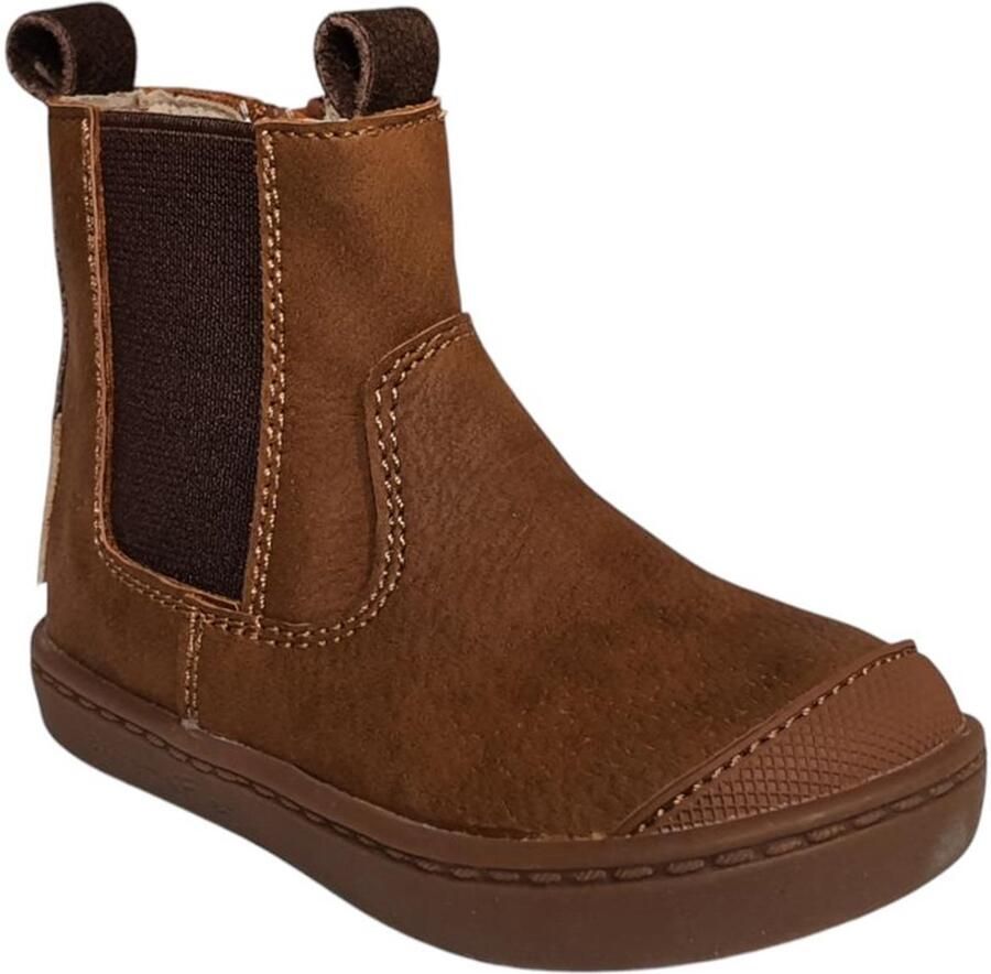 Shoesme Enkelboots Jongens Cognac Leer