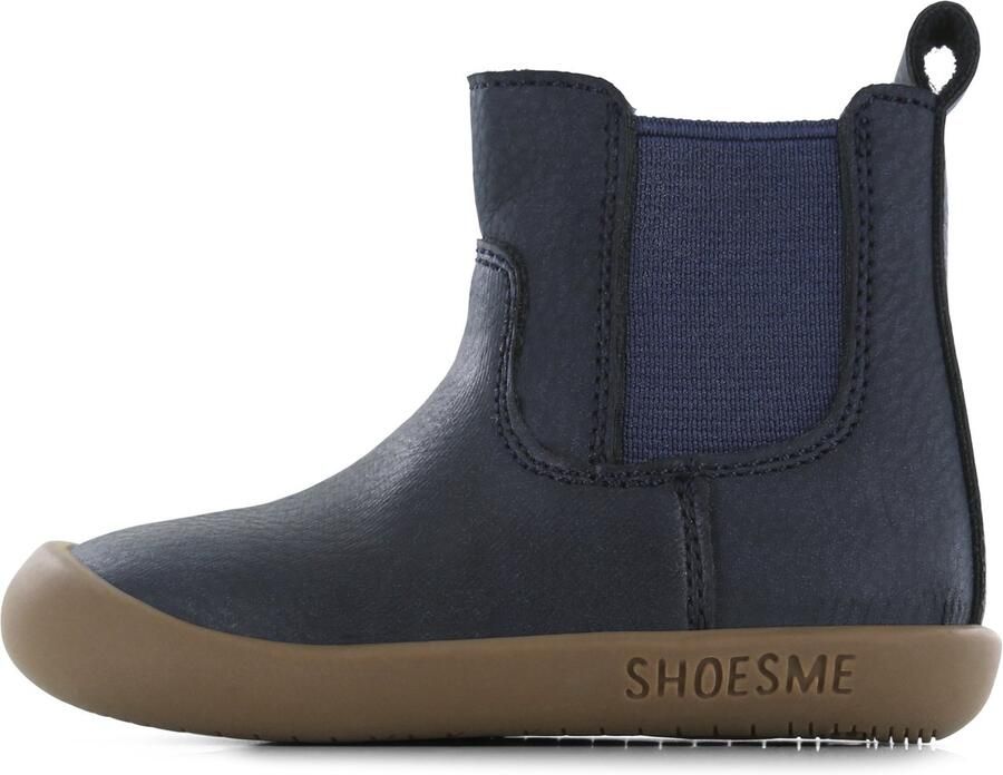 Shoesme Enkelboots Jongens Dark Blue Leer