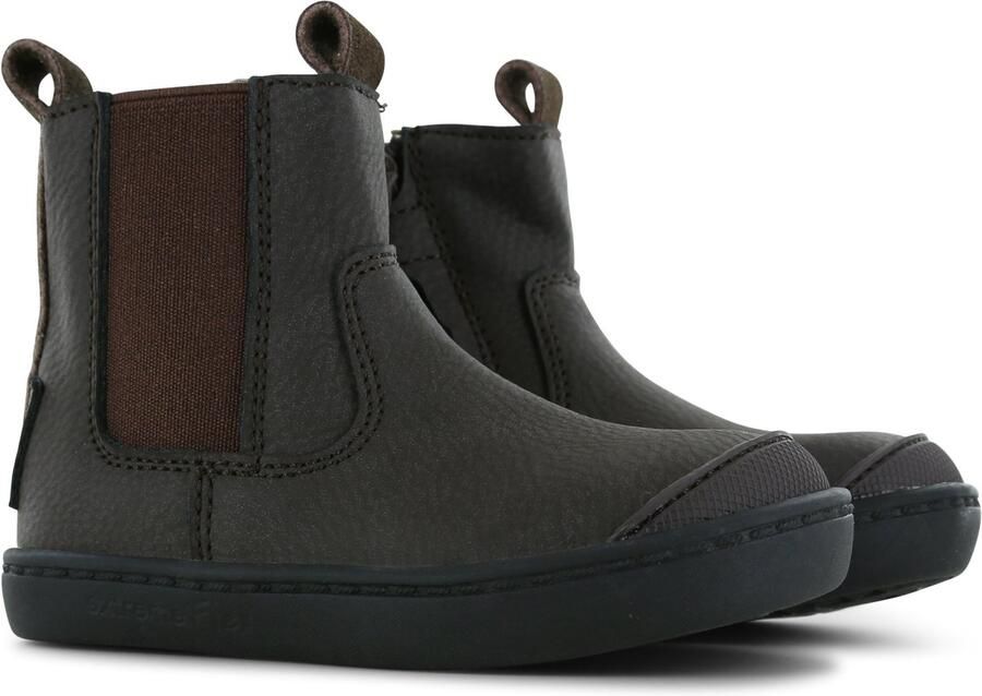 Shoesme Enkelboots Jongens Dark Brown Leer - Foto 4