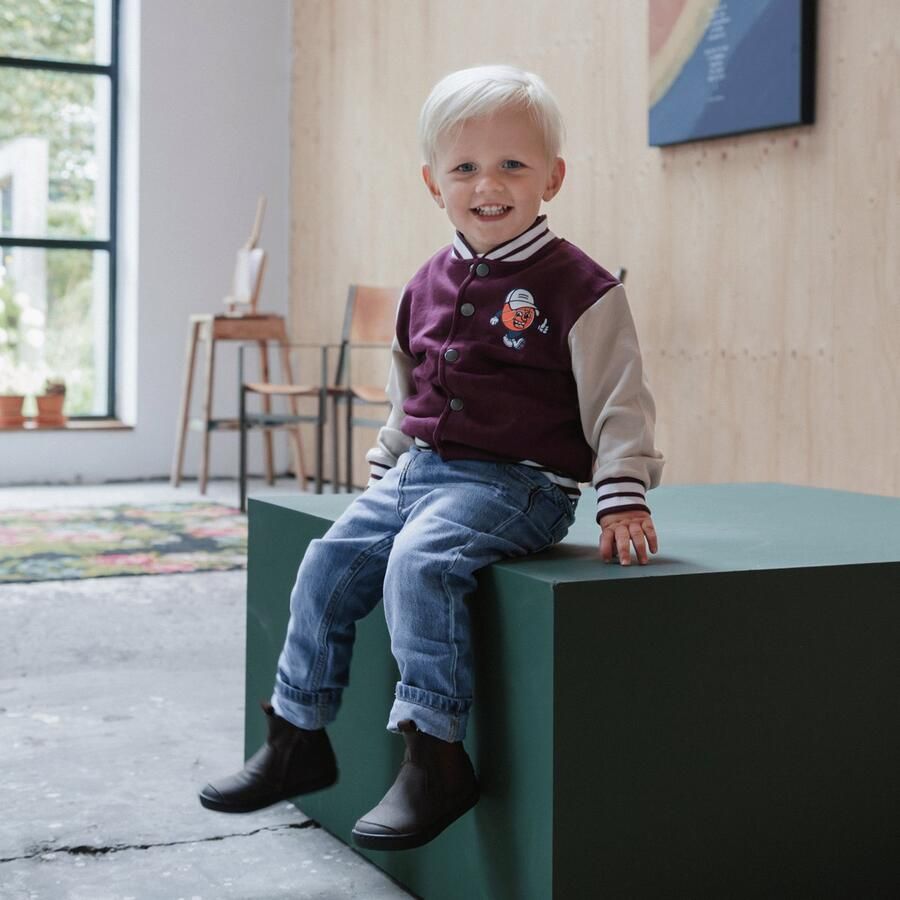 Shoesme Enkelboots Jongens Dark Brown Leer