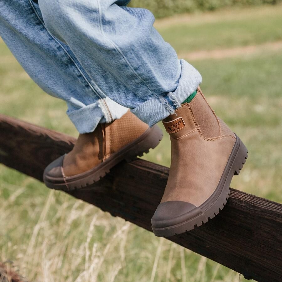 Shoesme Enkelboots Meisjes jongens Cognac Leer - Foto 6