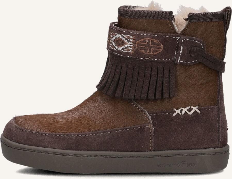 Shoesme Fl24w016 Enkellaarsjes Enkelboots met rits Meisjes Bruin - Foto 3