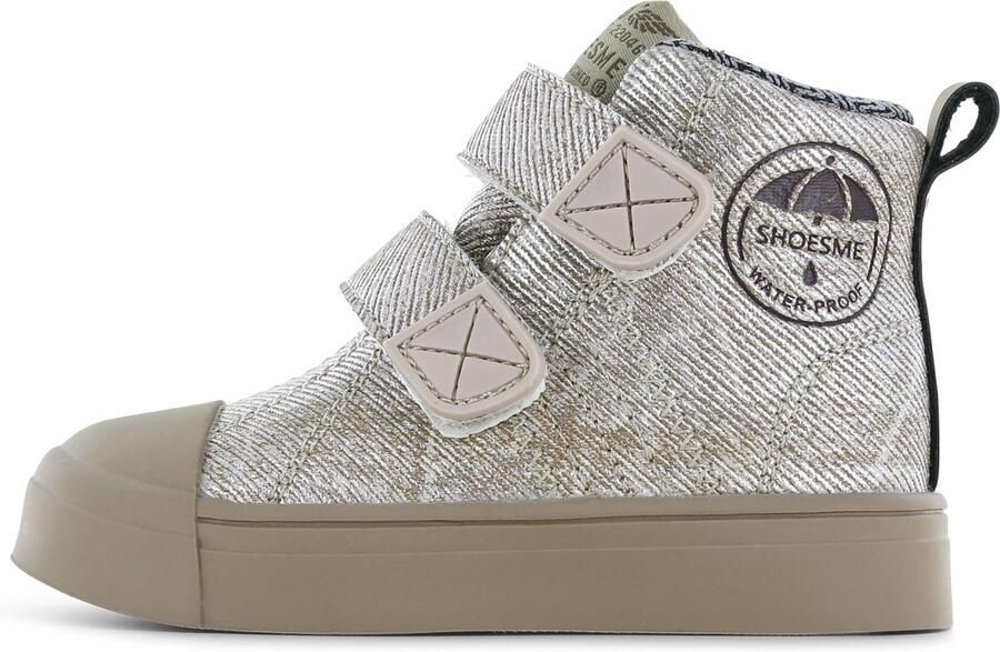Shoesme Klittenbandschoenen Meisjes Gold Waterproof membraan