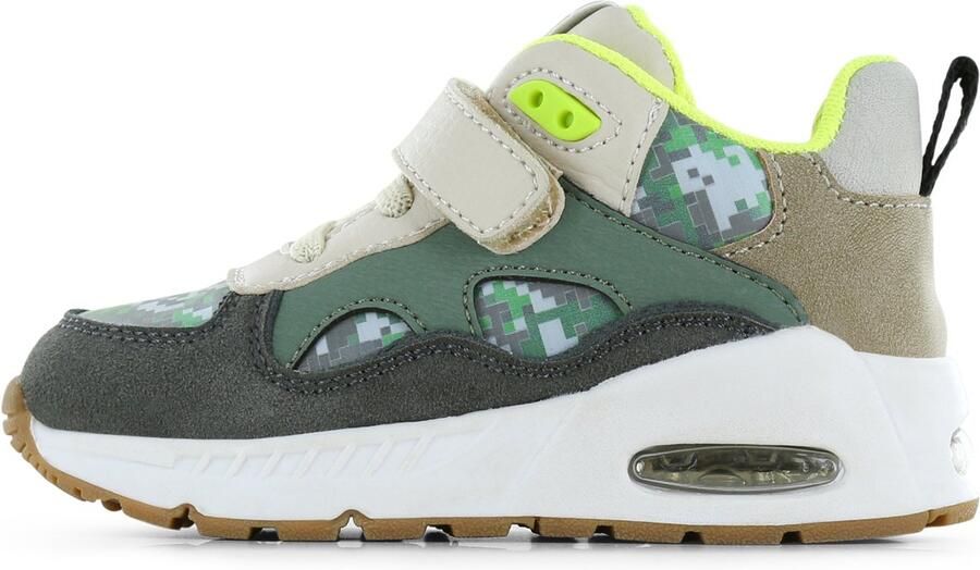 Shoesme groene sneaker met lichtjes