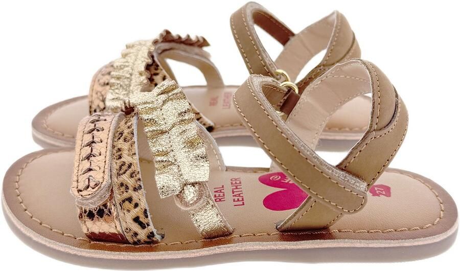 Shoesme KL260010 sandaal bruin combi