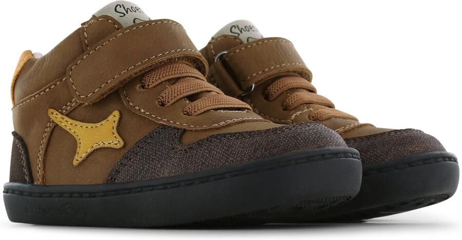 Shoesme Klittenbandschoenen Jongens Cognac Leer