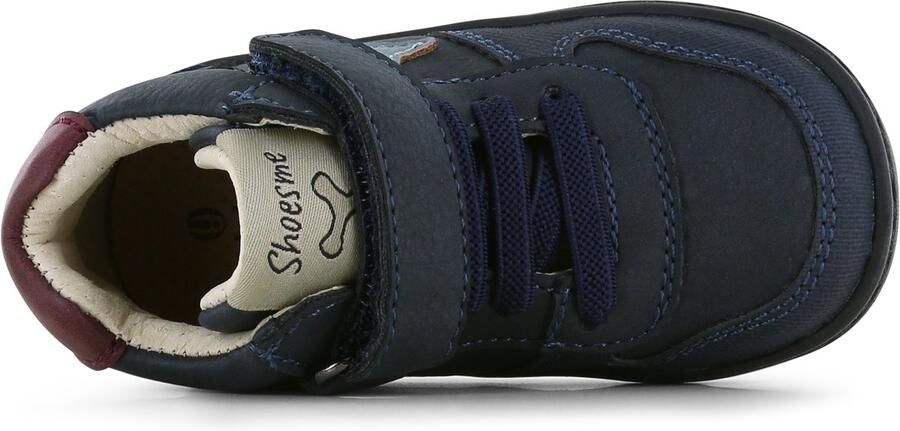 Shoesme Klittenbandschoenen Jongens Dark Blue Leer - Foto 4