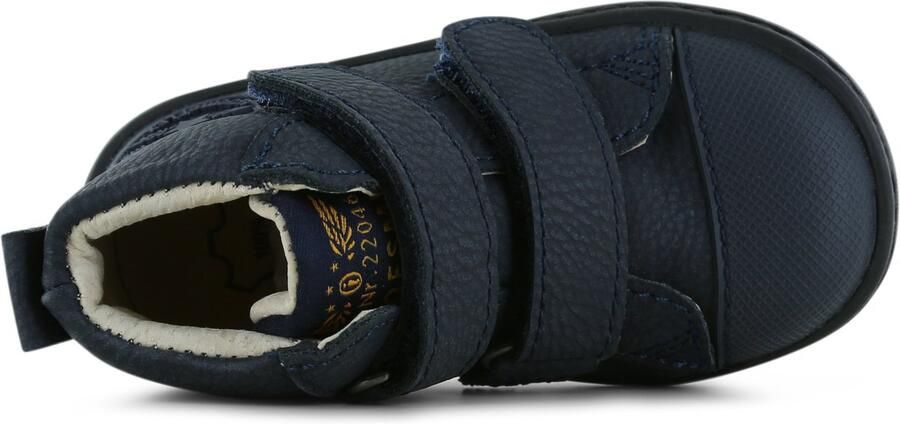 Shoesme Klittenbandschoenen Jongens Dark Blue Leer