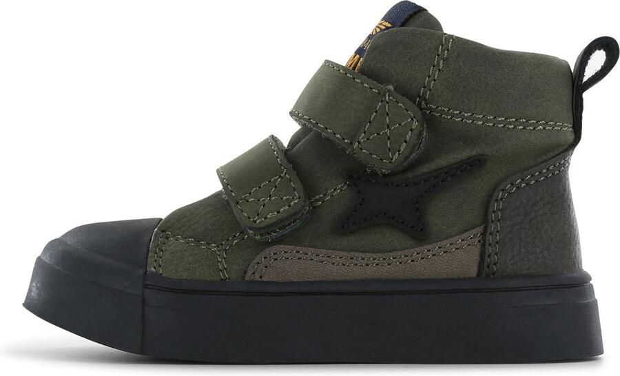 Shoesme Sh25w041 Sneakers Jongens Leren Sneaker Groen