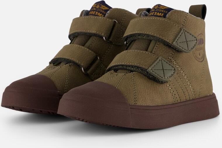Shoesme Klittenbandschoenen Jongens Green Water-Proof membraan