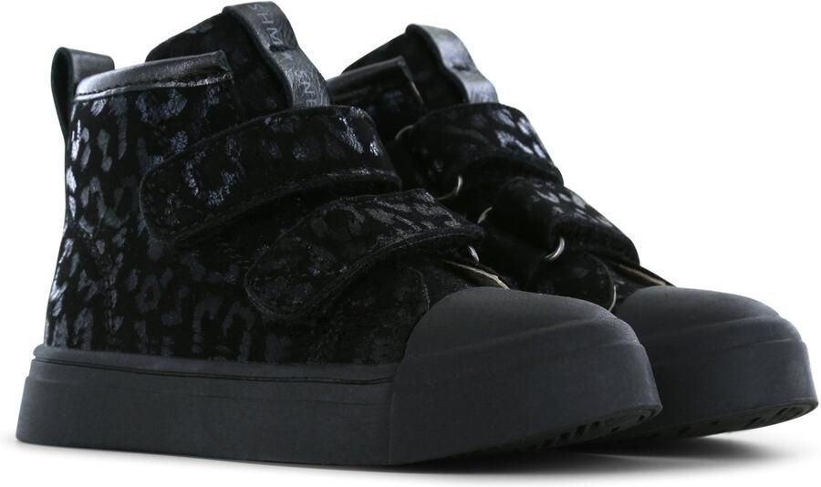 Shoesme Klittenbandschoenen Meisjes Black Leer
