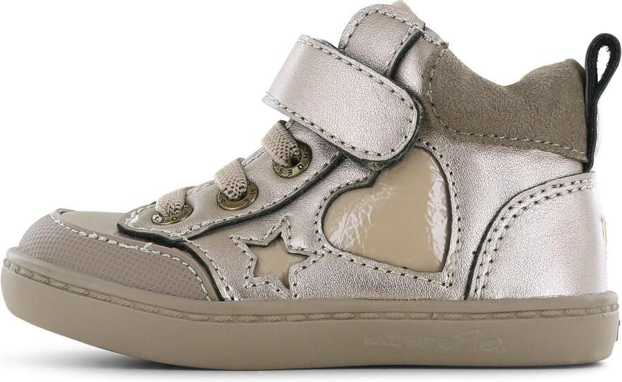 Shoesme Klittenbandschoenen Meisjes Champagne Gold Leer