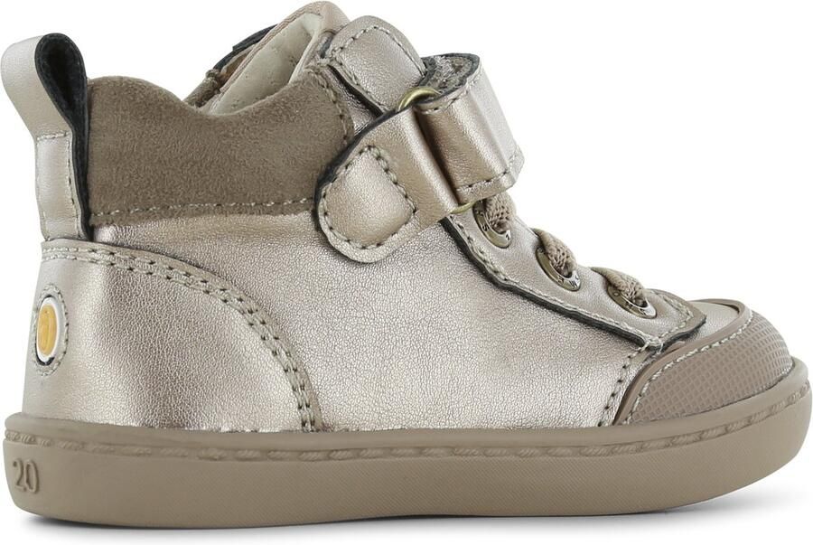 Shoesme Klittenbandschoenen Meisjes Champagne Gold Leer