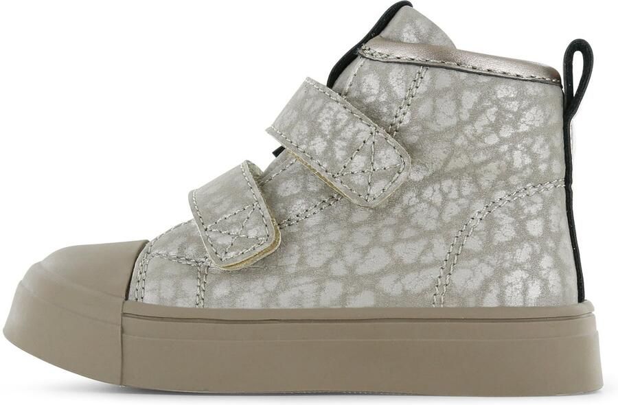 Shoesme Klittenbandschoenen Meisjes Champagne Metallic Leer