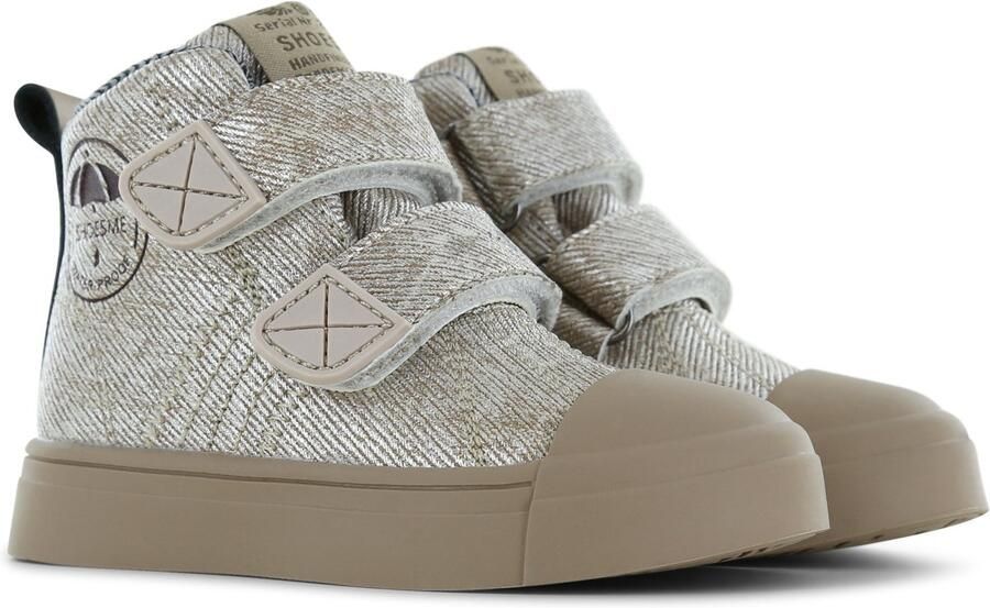 Shoesme Klittenbandschoenen Meisjes Gold Waterproof membraan
