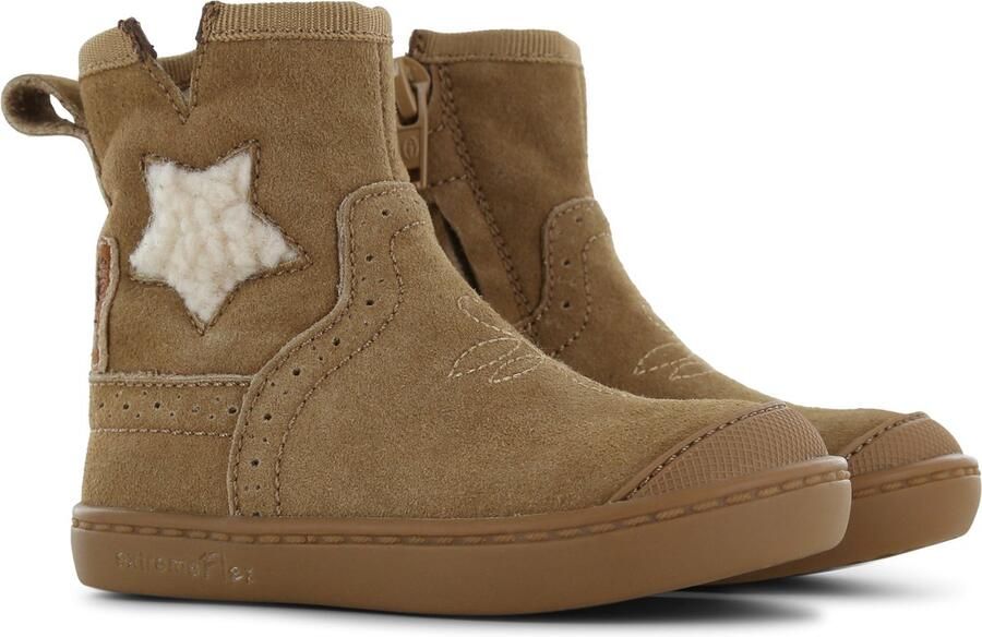 Shoesme Laarzen Meisjes Cognac Leer