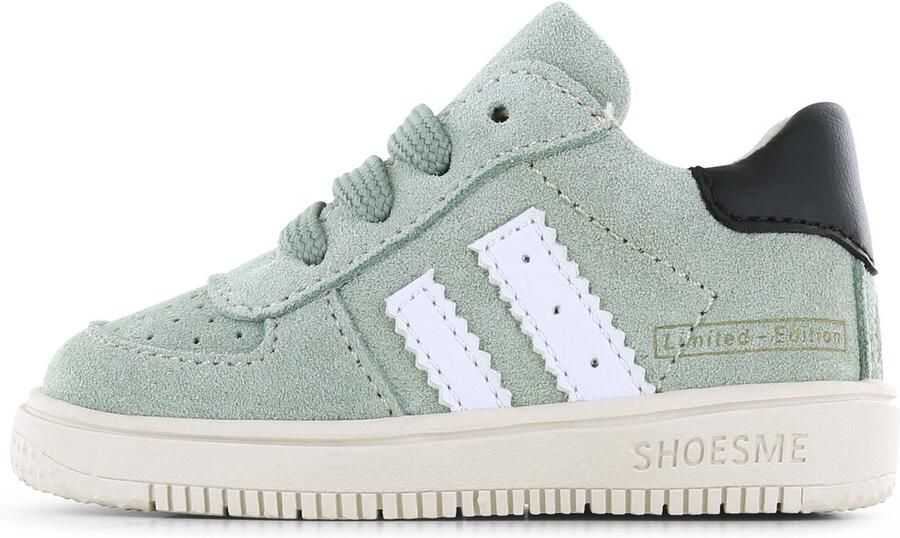 Shoesme Lichtgroen Sneakertje Sneakers Kinderen Jongens Sage Green Suède - Foto 2