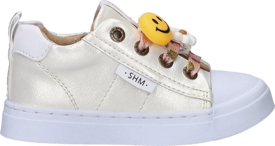 Shoesme Sh26s006 Sneakers Meisjes Leren Sneaker Wit