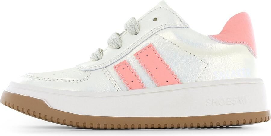 Shoesme Metallic Gouden Sneaker Sneakers Kinderen Meisjes Gold Pink Microfiber leer - Foto 2