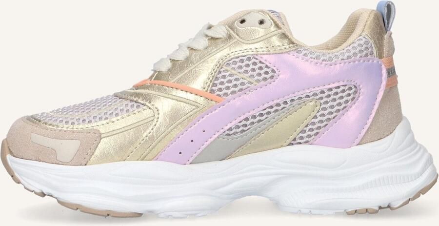 Shoesme metallic gouden sneaker