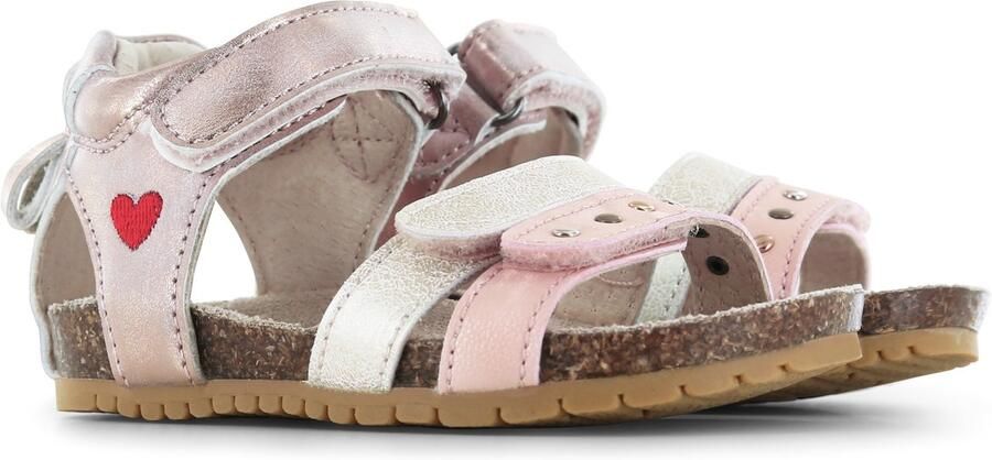 Shoesme Meisjes Platte sandalen Bi26s003 Roze Leer - Foto 2