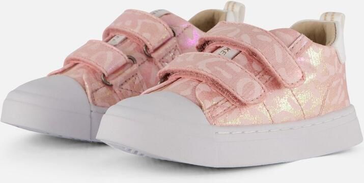 Shoesme Metallic Roze Sneaker Sneakers Kinderen Meisjes PINK METALLIC Microfiber leer - Foto 4