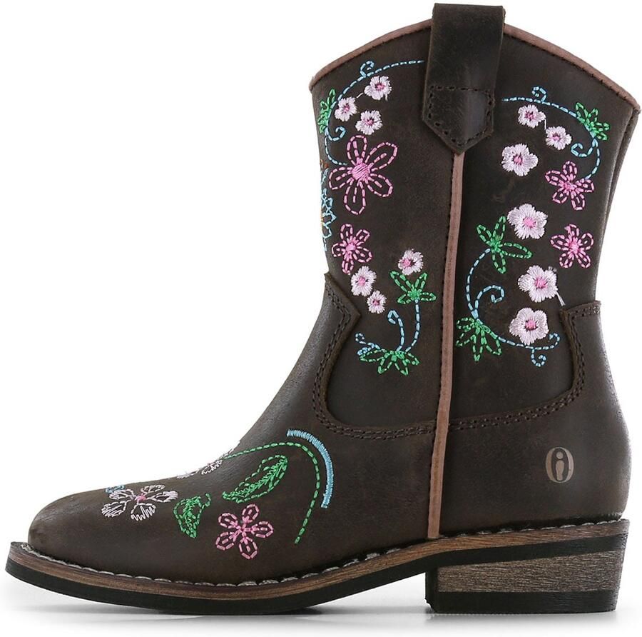 Shoesme Mini Western laars bruin combi