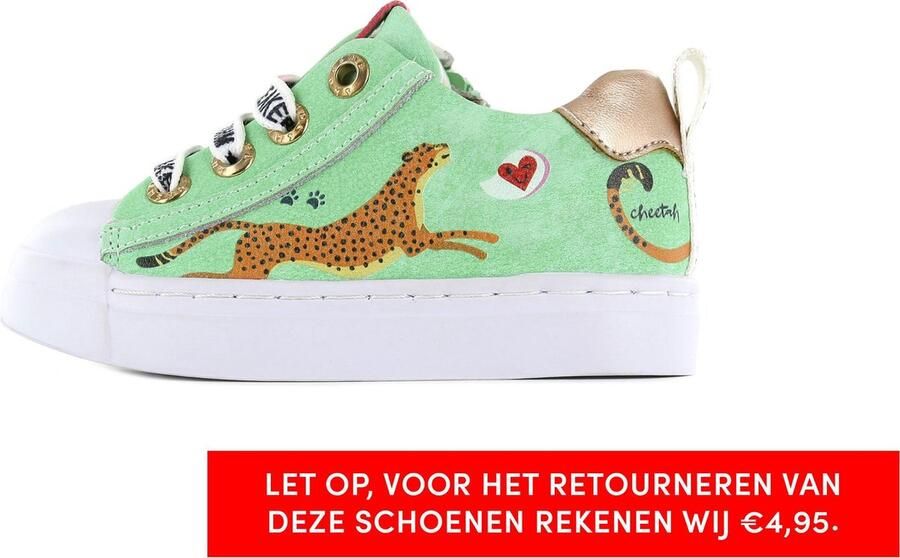 Shoesme veterschoen Veterschoenen groen - Foto 15
