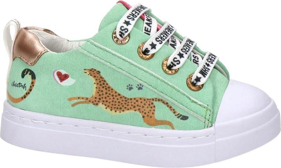 Shoesme veterschoen Veterschoenen groen - Foto 16