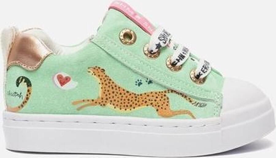 Shoesme veterschoen Veterschoenen groen - Foto 17