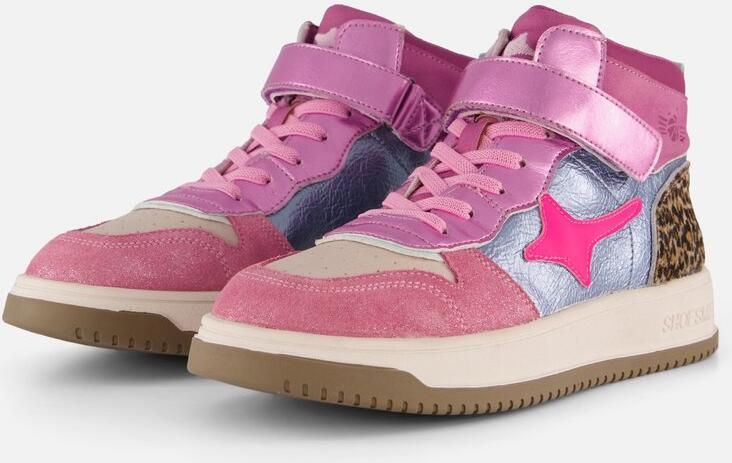 Shoesme New Outsole Sneakers roze Leer Dames - Foto 12