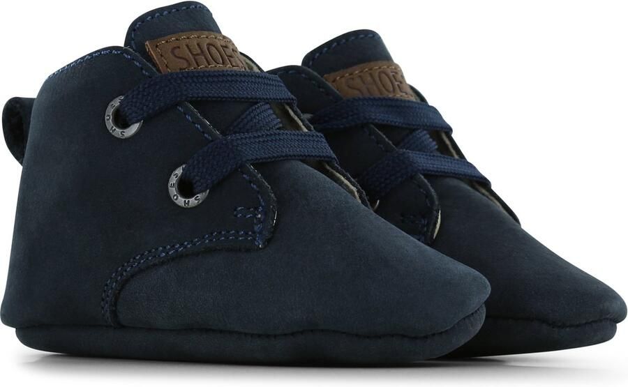 Shoesme Baby Babyslofjes Blue Leer - Foto 2