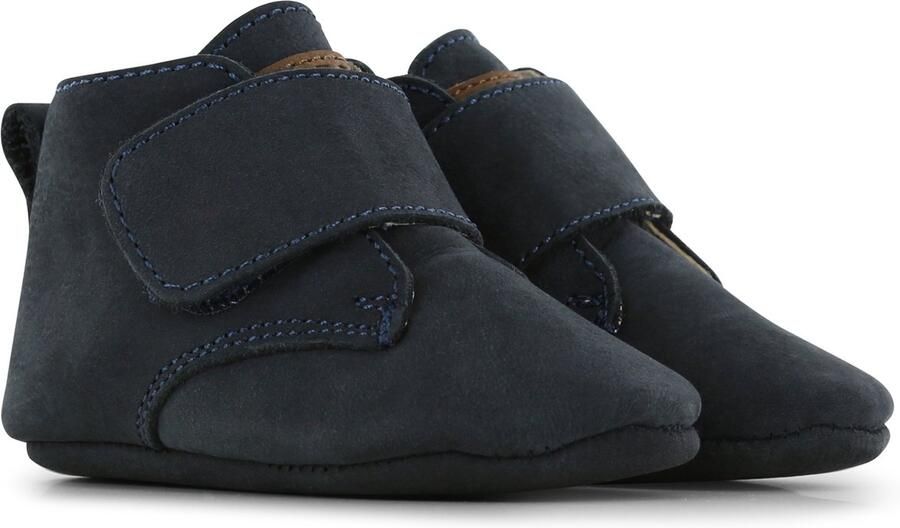 Shoesme Newborn donkerblauw slofje klittenband - Foto 2