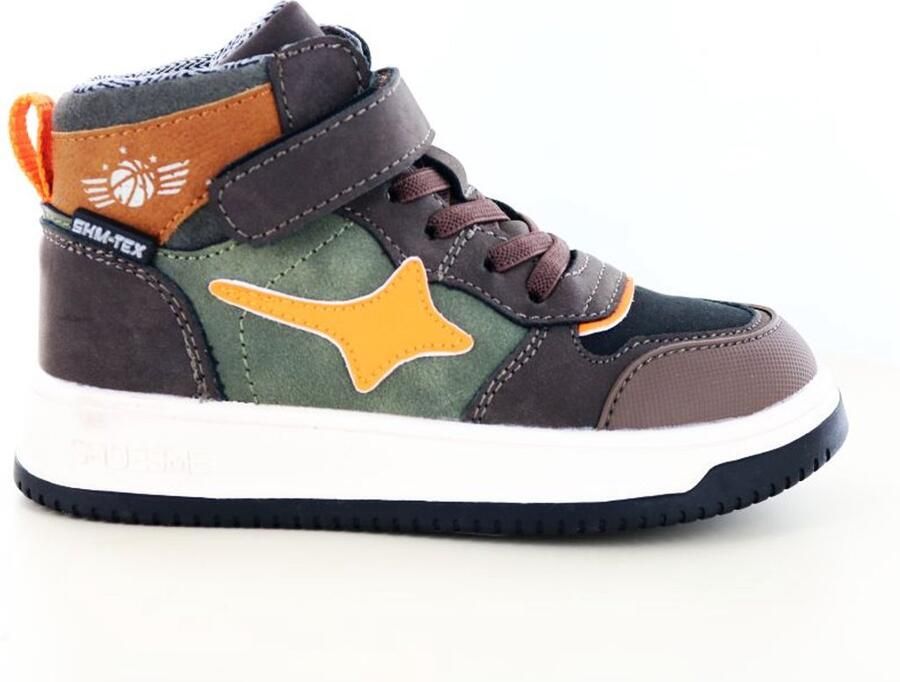 Shoesme leren sneakers donkerbruin - Foto 4