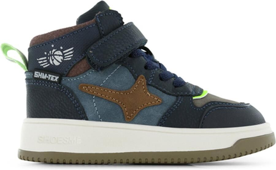 Shoesme New Outsole Sneakers blauw Leer