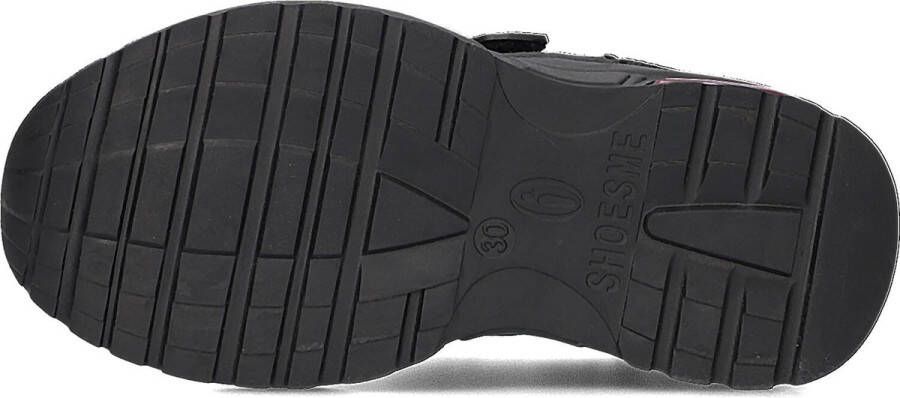 Shoesme Nr23w004 Lage sneakers Leren Sneaker Jongens Kids Zwart - Foto 2